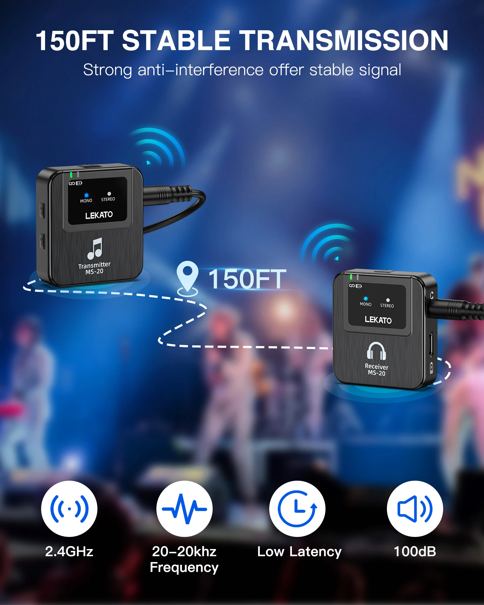 Lekato Wireless In-Ear Monitor - In Ear Monitor Iem review and price