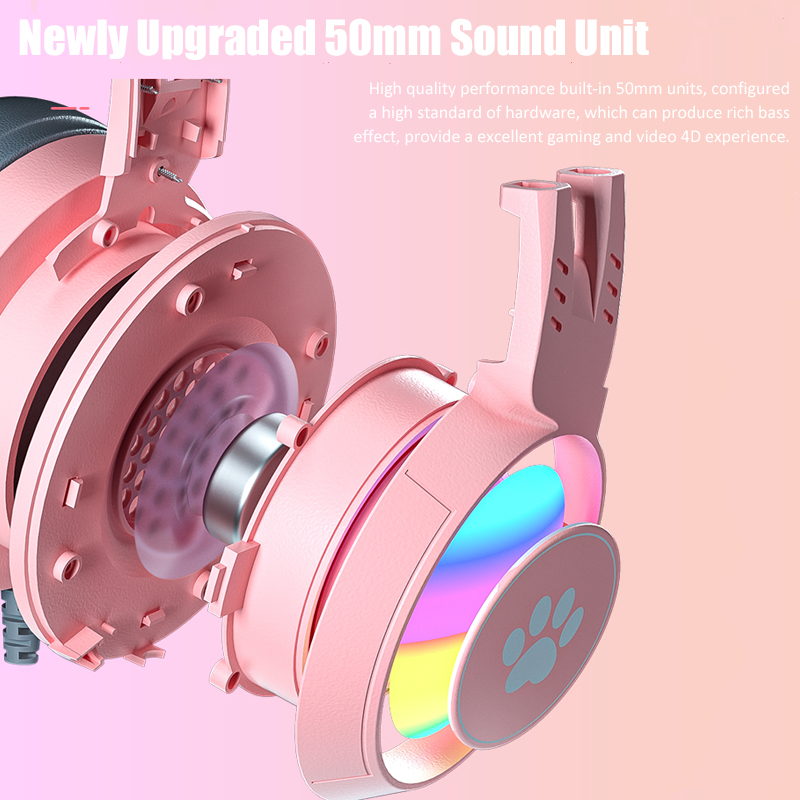 Cute Cat Ear Gaming Headphones - Gaming Headset Rgb review and price